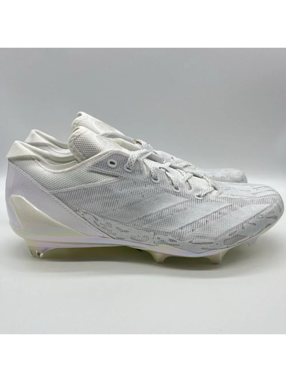 adidas Men's Adizero Electric Speed Juice Pack Football Cleats White 10.5 IE4413